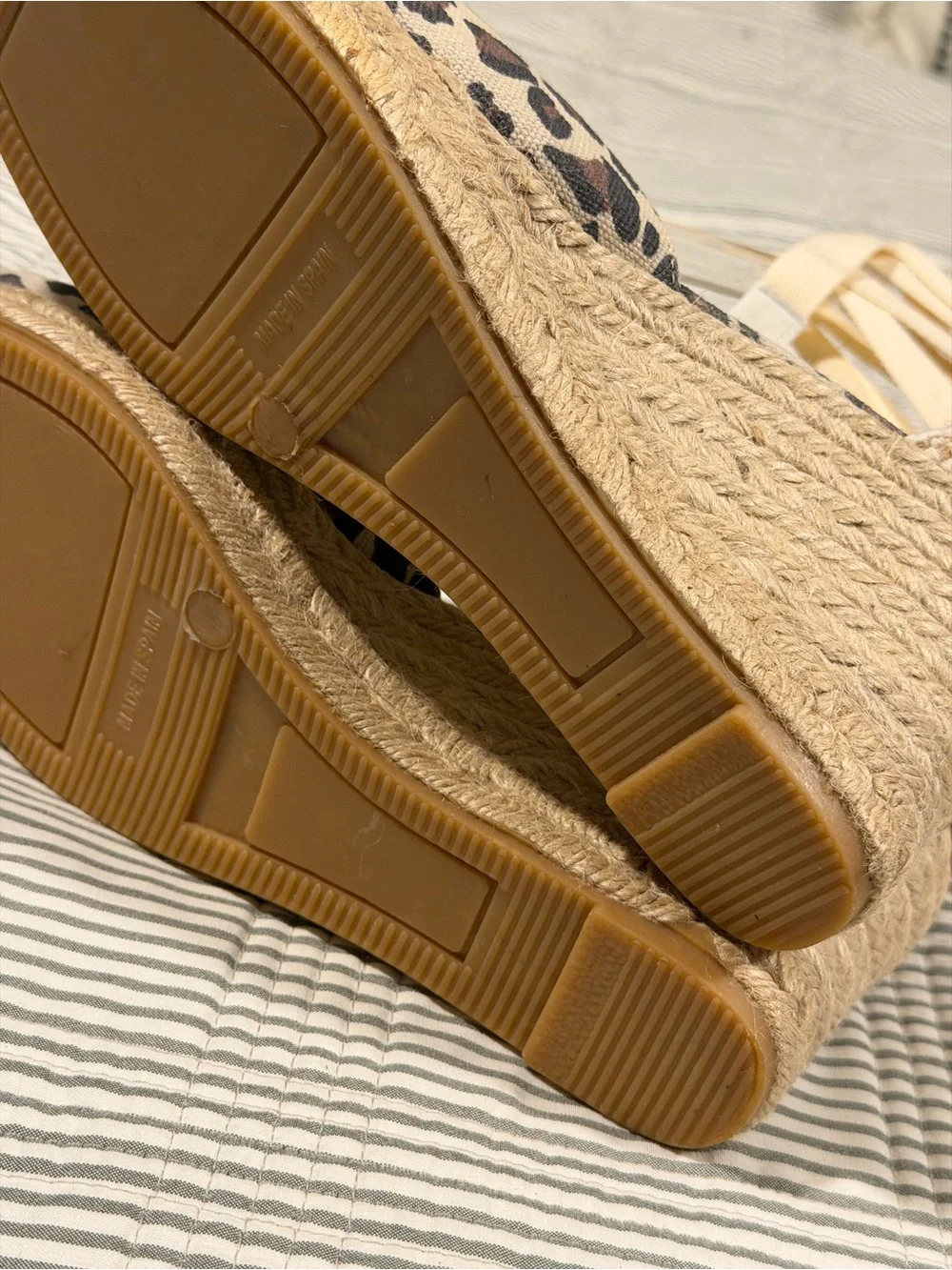NWOT Margaux 'Ankle Wrap Espadrille Wedges' in 